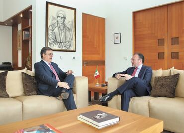 Videgaray y Ebrard avanzan en la transición