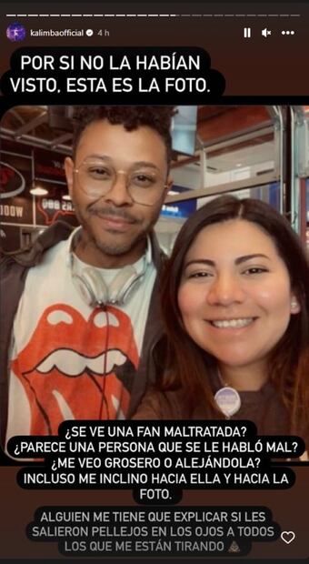 ¿Kalimba da lecciones de humildad? Se defiende de quien lo critica por "payaso"