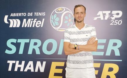 Daniil Medvedev jugará el Abierto de Los Cabos en busca de nuevos retos