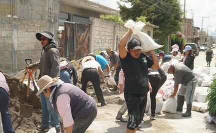 Elementos de la Guardia Nacional y del Ejército aplican Plan DN-III-E por inundaciones en Ocoyoacac, Edomex