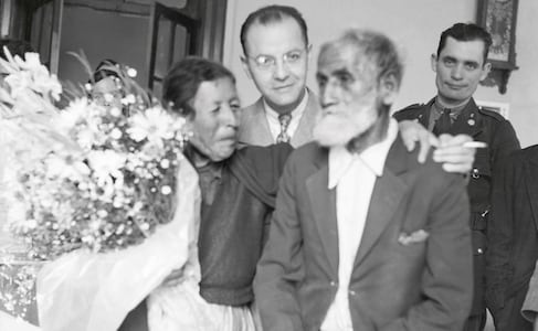 Un matrimonio longevo, él tenía 116 años y ella 65