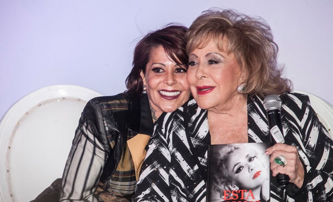 Alejandra Guzmán y Silvia Pinal. Foto: Archivo