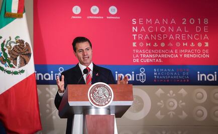 Transparencia, indispensable para generar confianza: Peña Nieto