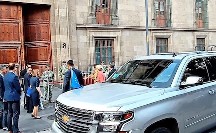 AMLO se reúne con presidenta de la Comisión Europea en Palacio Nacional