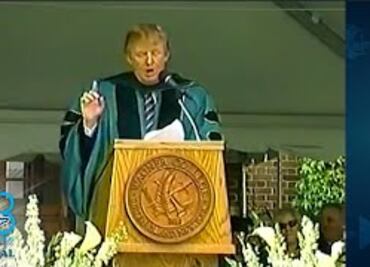 “Si hay un muro de concreto frente a ustedes atraviésenlo”, decía Trump en 2004