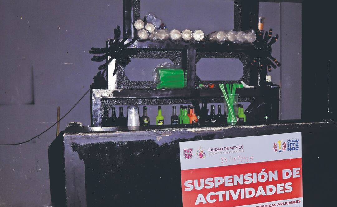 El aseguramiento ocurrió en un edificio ubicado en Sevilla 30. Foto: de VALENTE ROSAS. EL UNIVERSAL