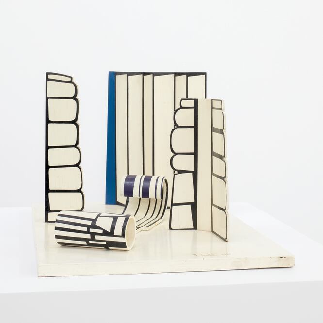 Las obras reunidas en la exposición datan de los años 60 a 80. FONDO ARTÍSTICO HELEN ESCOBEDO Y PROYECTOS MONCLOVA