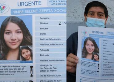 Familia busca a Nimbe Selene desde hace 3 años, acusan negligencia de la Fiscalía Edomex