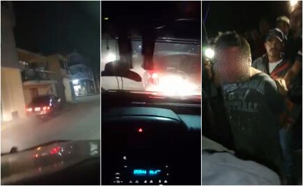 Graban persecución a conductor ebrio que atropelló a 6 personas en Puebla