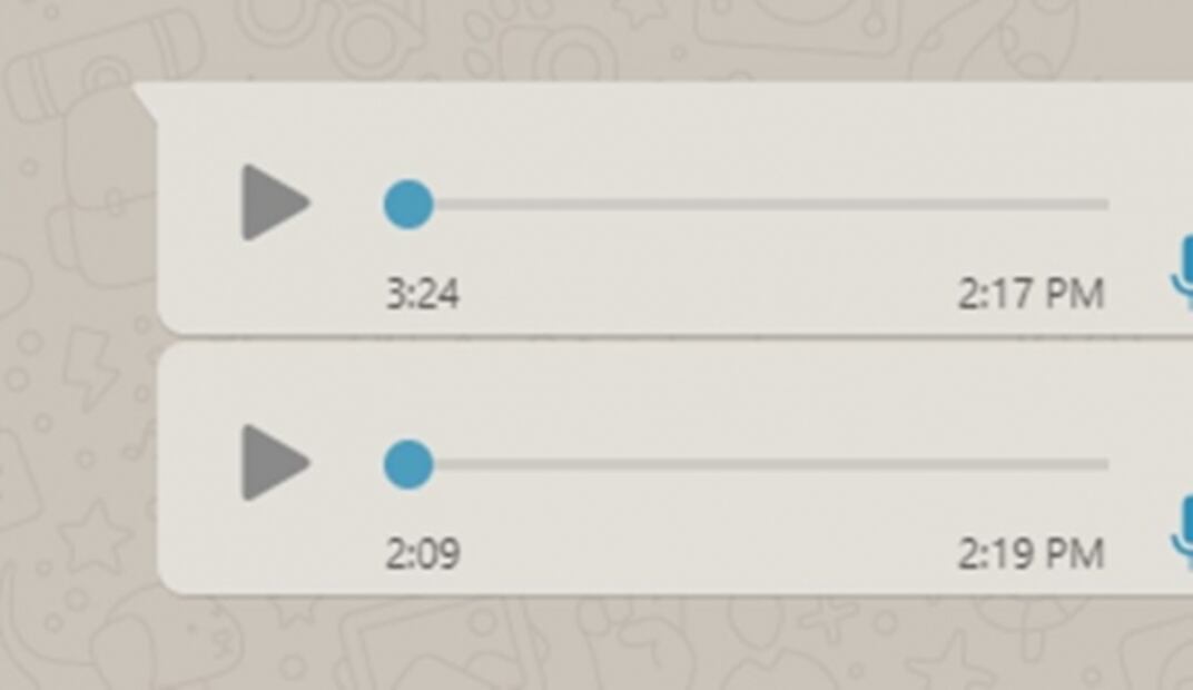 WhatsApp te permitirá escuchar notas de voz consecutivas