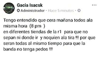 Ubican perfiles de Facebook de quienes incitaron a saqueo