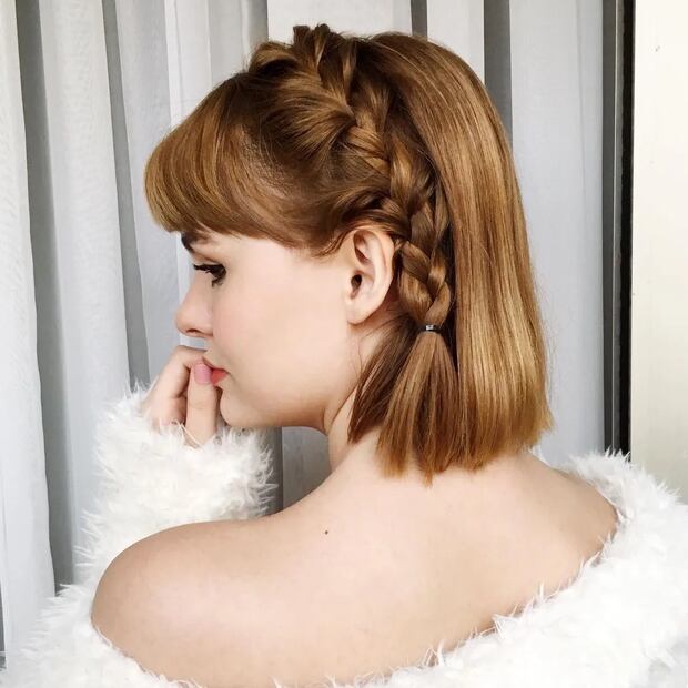 Las diademas de trenzas. Fuente: Instagram @paolastk