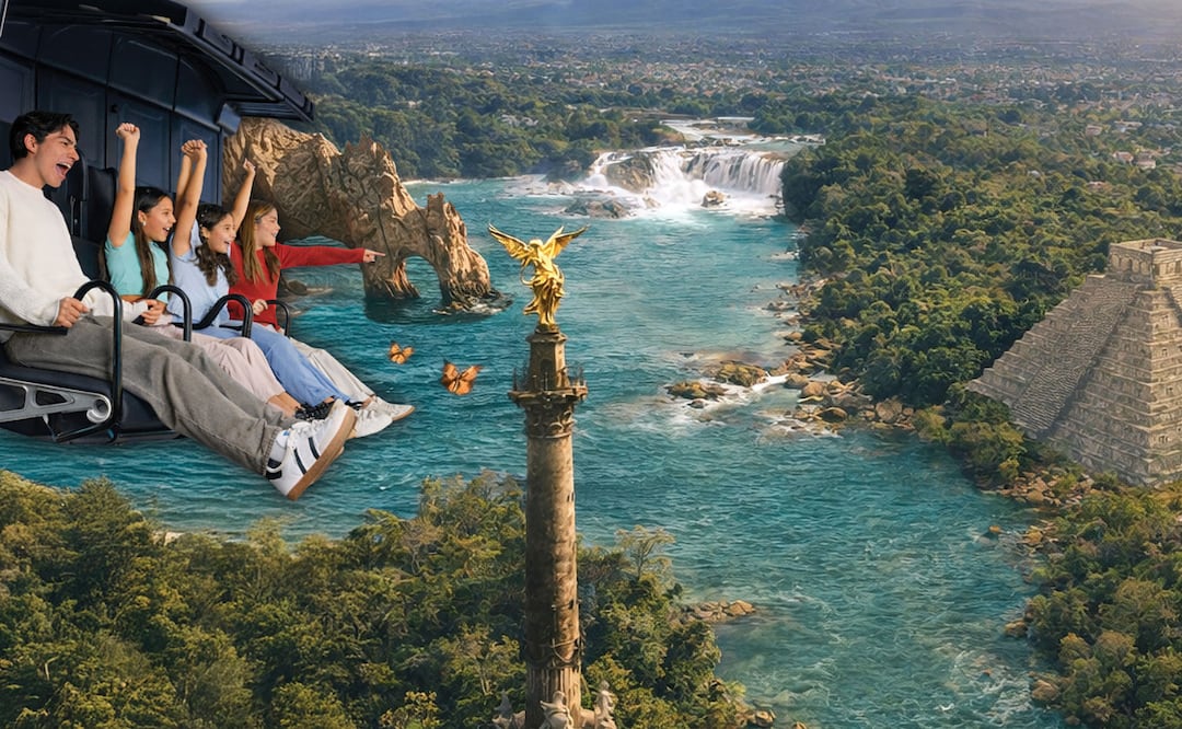 Visita playas, bosques y ciudades históricas sin salir de la CDMX con la experiencia FlyOver México. Foto: FlyOver México
