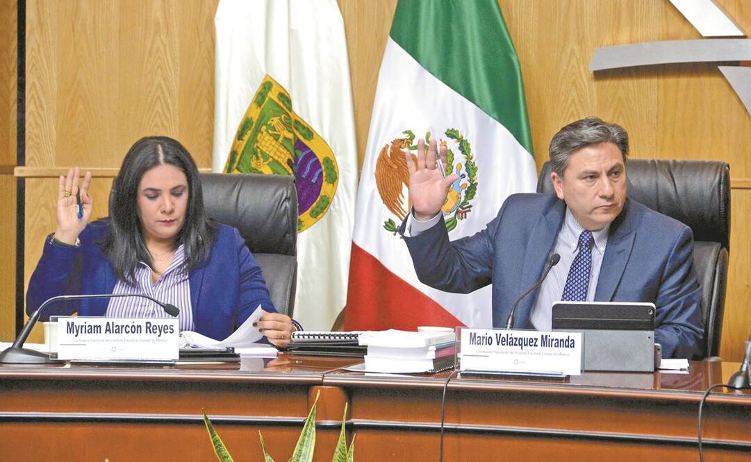 Myriam Alarcón Reyes, presidenta de la Comisión de Organización Electoral y Geoestadística del IECM. Foto: ARCHIVO EL UNIVERSAL