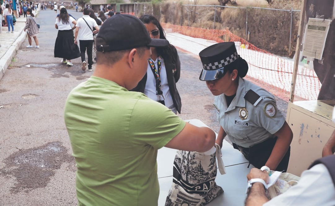 Este medio día el sitio arqueológico de Teotihuacán reabrió sus puertas al público, Guardia Nacional, policía estatal y de la Ciudad de México cuidarán la zona. (22 de abril de 2026). Foto: Carlos Mejía/ EL UNIVERSAL
