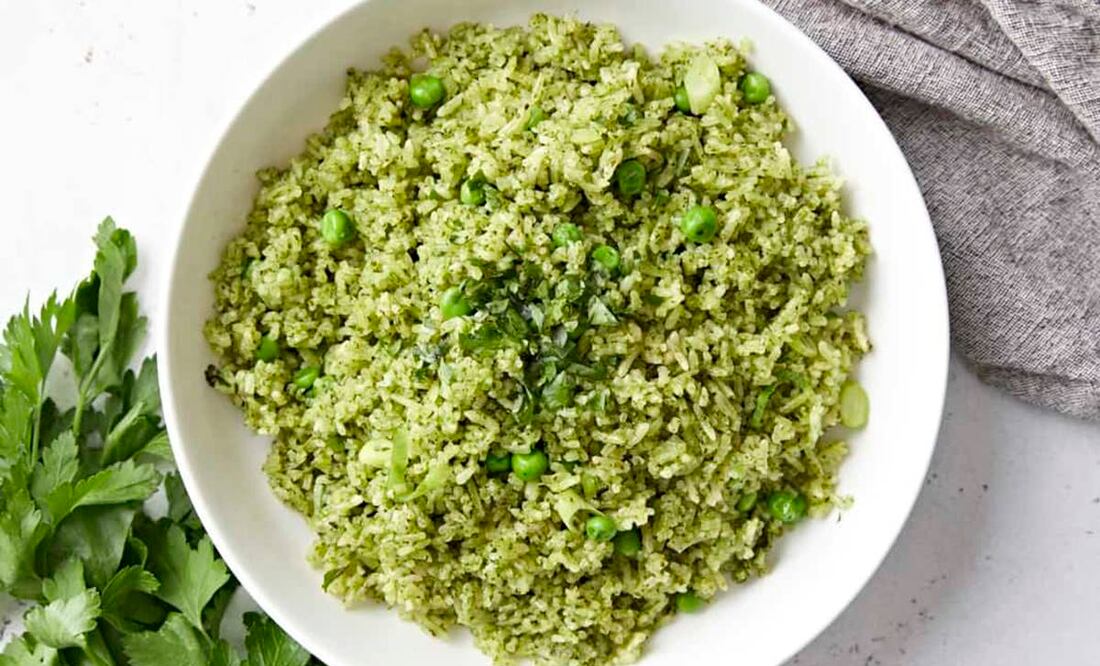 Arroz verde. Foto: Stock