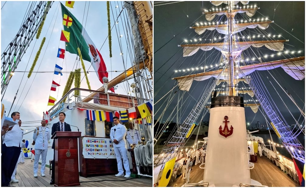 Buque Escuela Cuauhtémoc en Corea. Fotos: Embajada de México en Corea