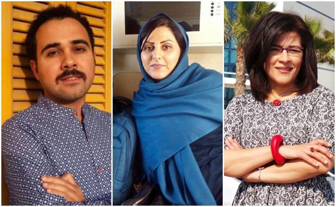 Foto: Archivo / Facebook (Free Arash Sadeghi) / Facebook (Fatima Naoot)