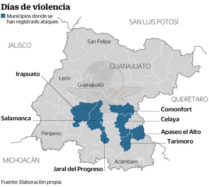Suman en Guanajuato más de 210 homicidios en apenas 15 días