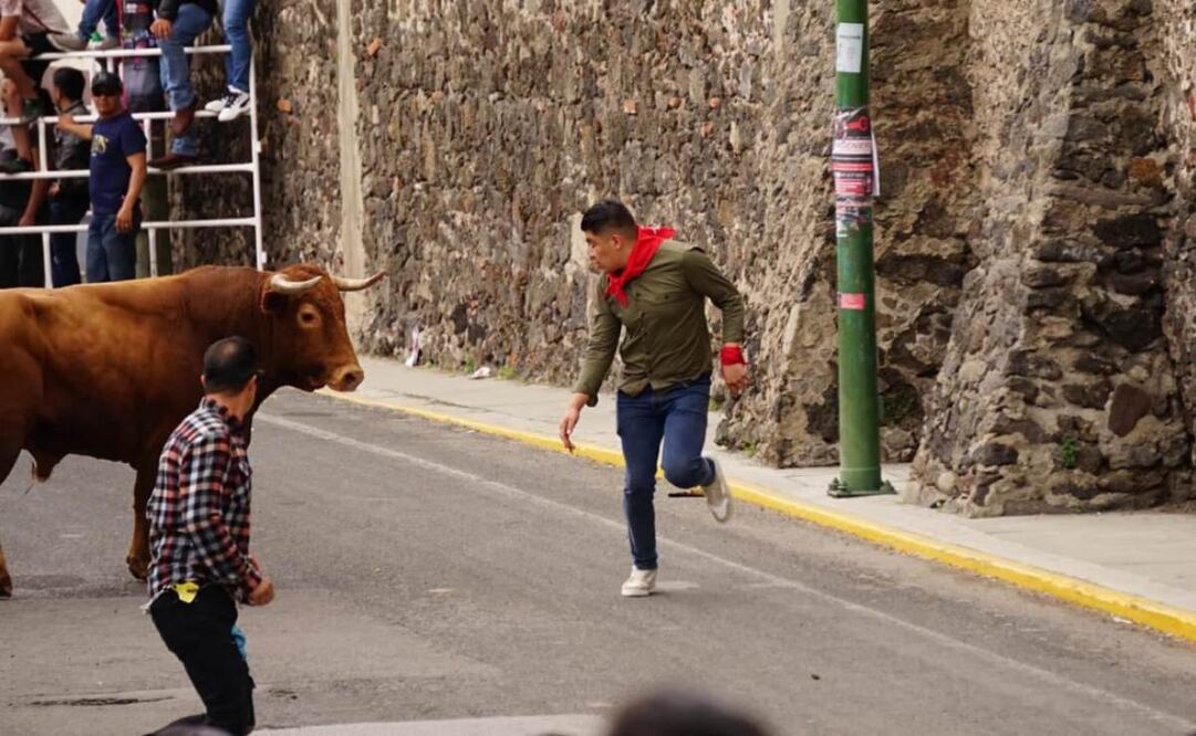Encierros taurinos en Tlaxcala dejan 4 heridos por asta de toro (28/07/2025). Foto: Especial
