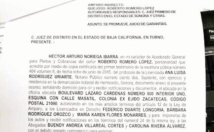 Funcionarios de Padrés se amparan contra denuncias