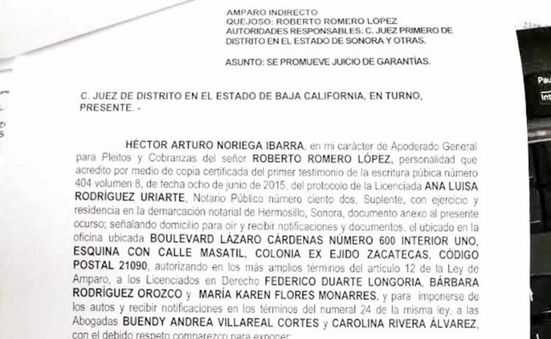 Funcionarios de Padrés se amparan contra denuncias