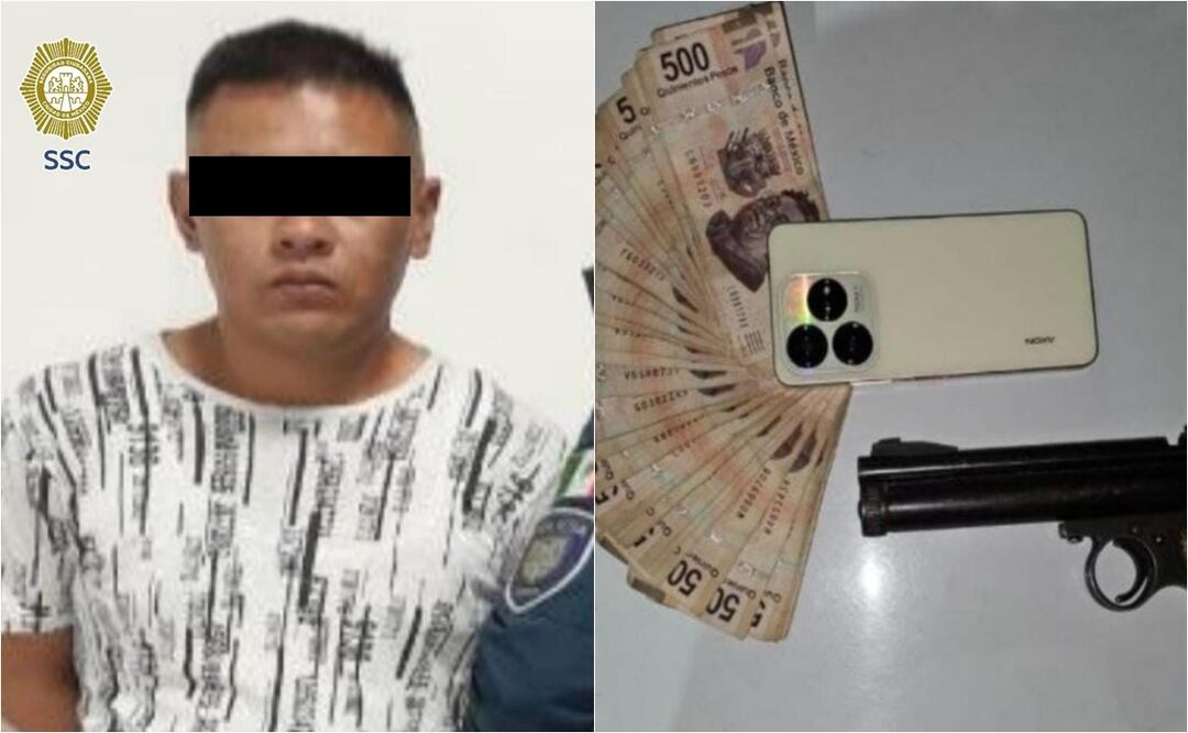 Detienen a un hombre por robo durante intento de compra de auto en Álvaro Obregón; el sospechoso tenía antecedentes penales. Foto: Especial