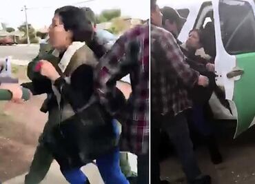 Video revela dramático arresto de migrante frente a sus hijas; desata críticas