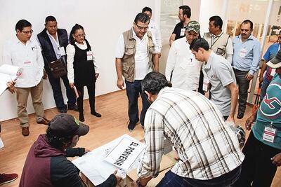 Entregan material electoral en 10 municipios