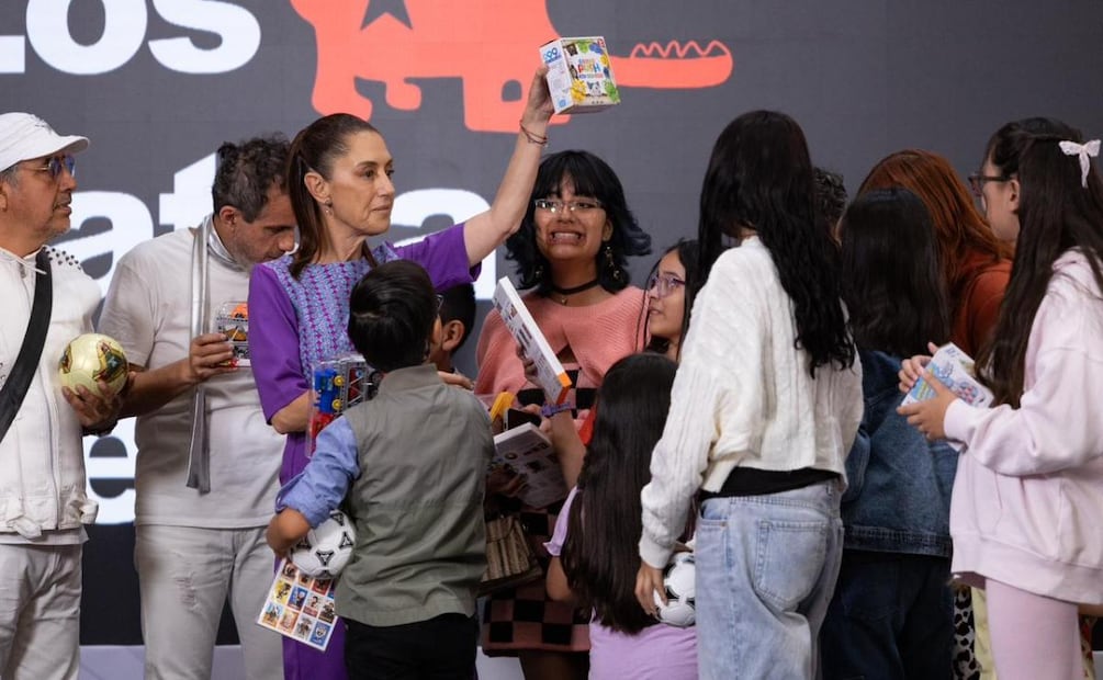 Día del Niño: Infancias asisten a la mañanera de la presidenta Claudia Sheinbaum (30/04/2026). Foto: Hugo Salvador / EL UNIVERSAL