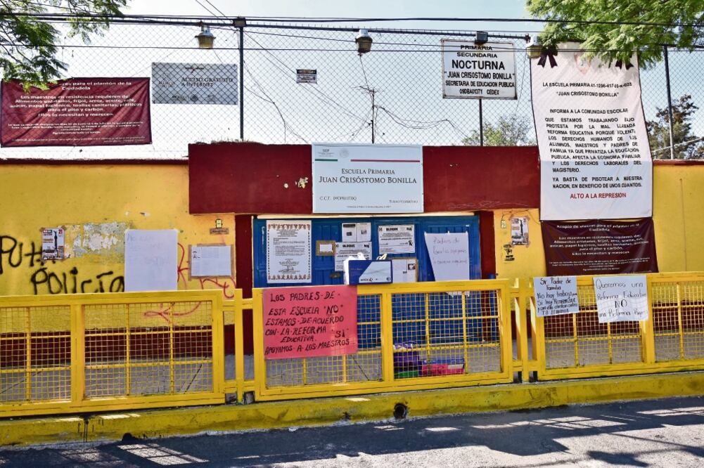 En los últimos días más de cien escuelas de nivel básico se han declarado en paro en apoyo a la CNTE (ARCHIVO EL UNIVERSAL)