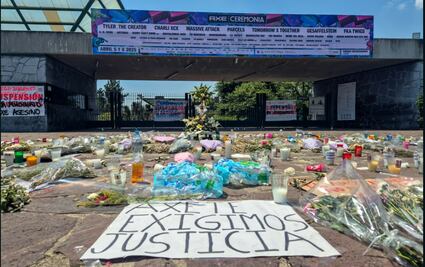 FOTOS: Memorial por Bere y Miguel sigue en pie en Parque Bicentenario; exigen justicia por víctimas