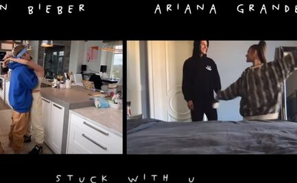 Enamorados y en casa, Justin Bieber y Ariana Grande lanzan "Stuck with U"