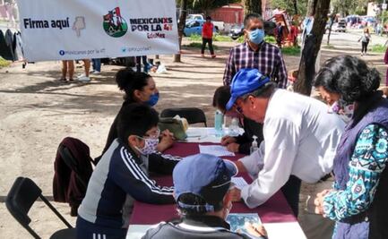 Recolectan firmas en Ecatepec para respaldar juicios contra expresidentes