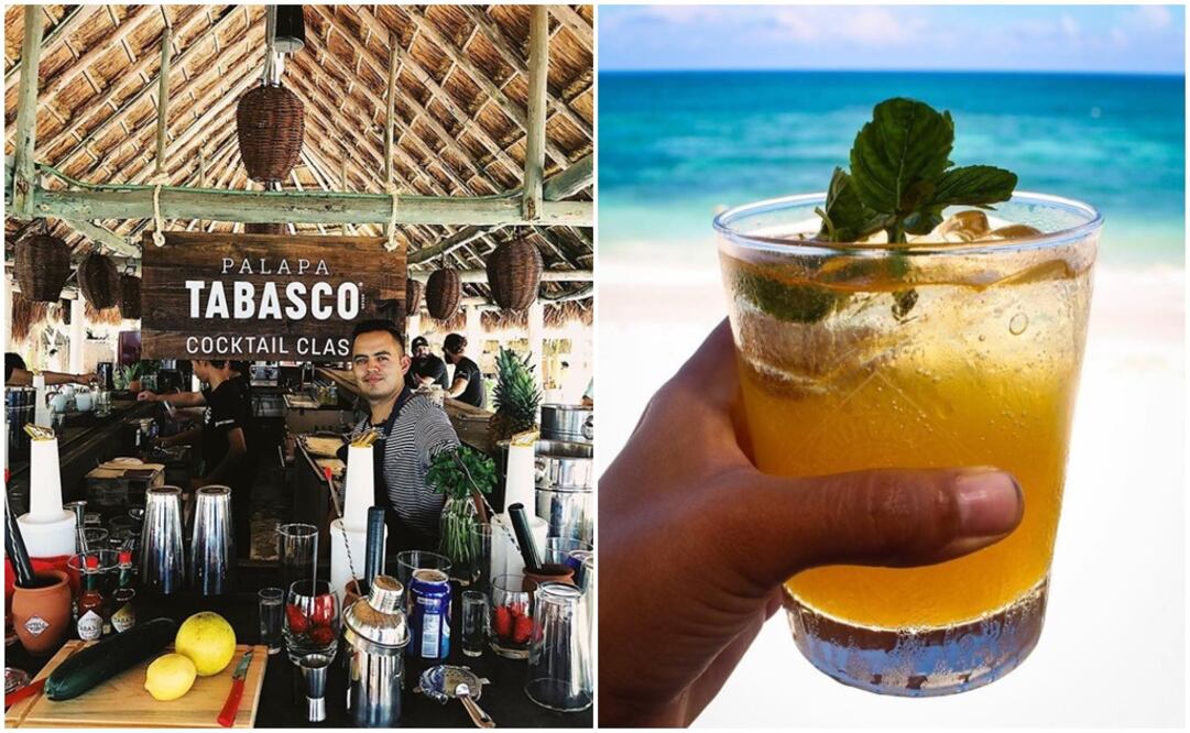 El mixólogo mixólogo José Luis León  preparó Sprintz con salsa Tabasco / Fotos: @joseluisleon y @natdelarose