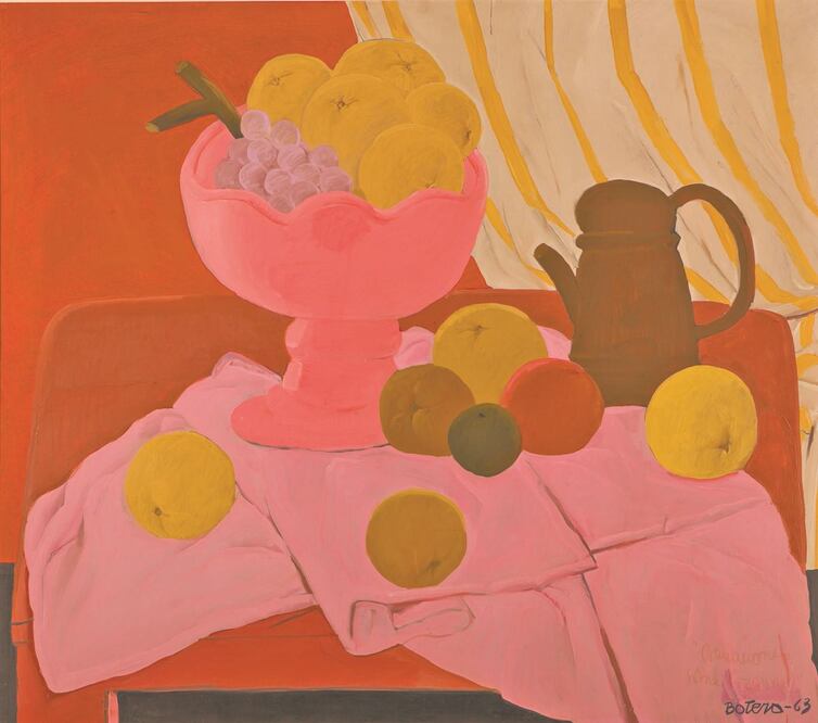 Variaciones sobre Cézanne, óleo de Fernando Botero, de 1963. FOTOS: CORTESÍA SURA