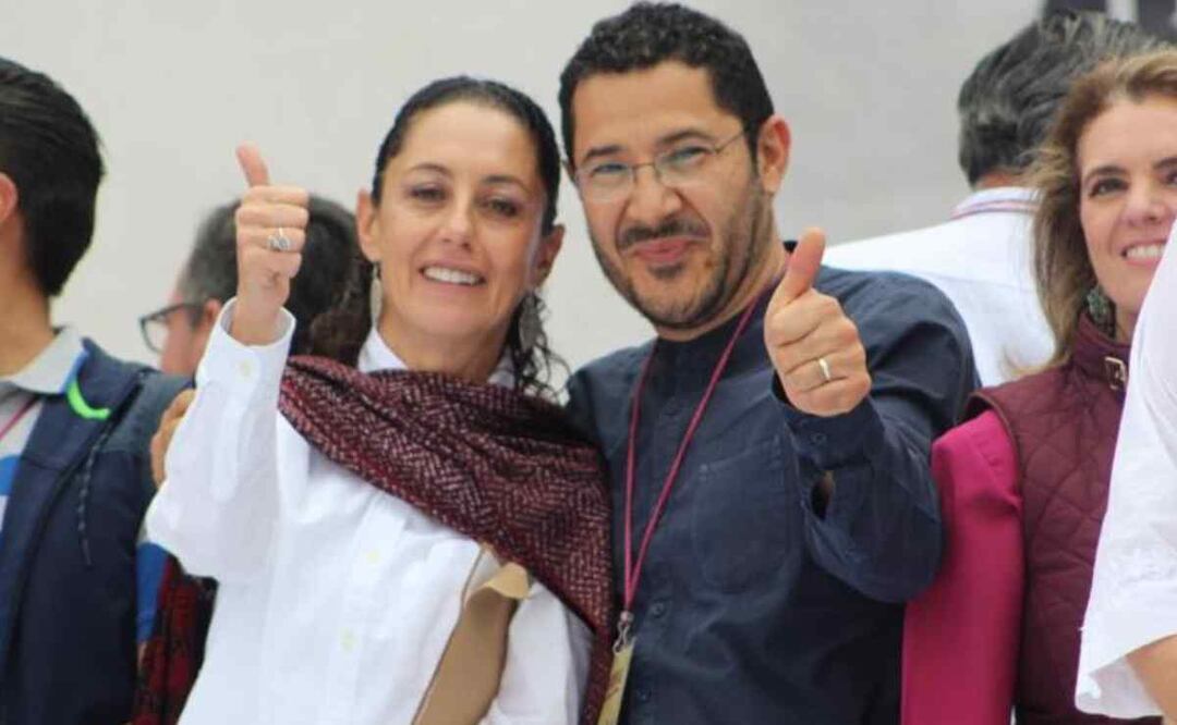 Claudia Sheinbaum y Martí Batres Foto: Especial