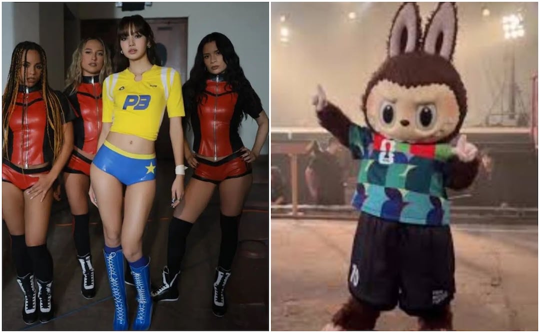 Las mascotas del Mundial junto al tierno Labubu, encendieron el ritmo en esta nueva canción. Fotos: Redes Sociales