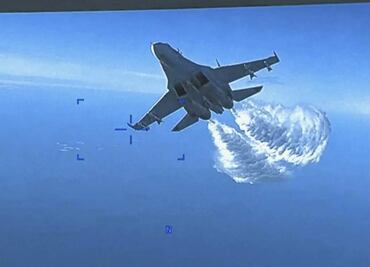 EU publica imágenes del incidente de su dron con avión ruso