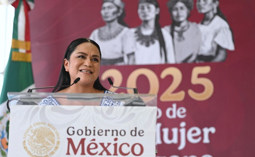 Ariadna Montiel, secretaria de Bienestar (15/11/2025). Foto: Especial