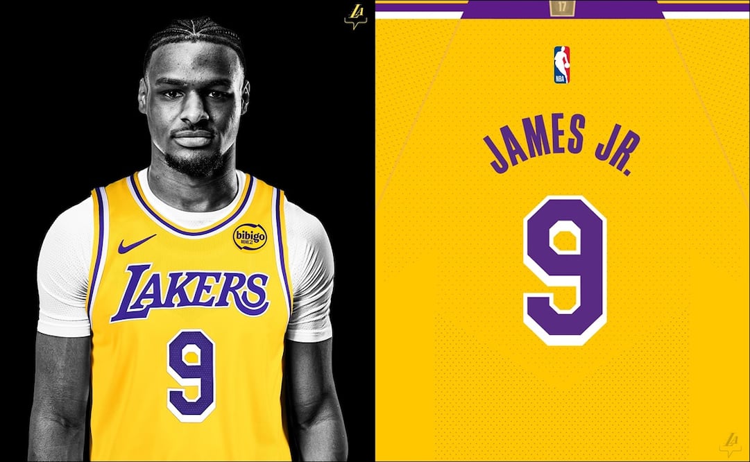 El hijo de LeBron James ya sabe qué número usará en los Lakers / Foto: Especiales