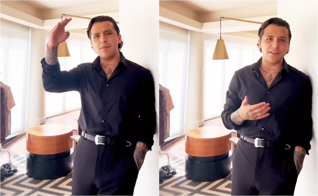 Christian Nodal anuncia su próxima visita a Estados Unidos.
Fotos: Instagram