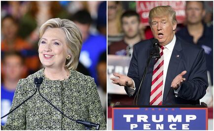 Trump y Clinton llegan a primer debate con virtual empate 
