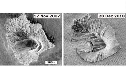 Las señales de alerta que lanzó un volcán en Indonesia antes de hacer erupción