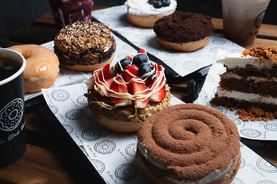En The Black Donut las donas son verdaderos postres. Foto: The Black Donut FB