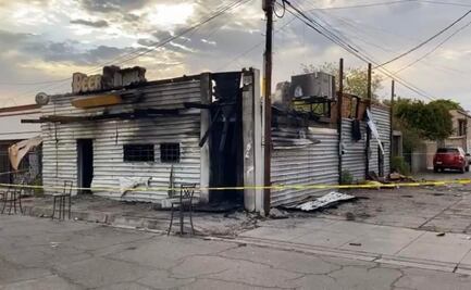 Bar incendiado en Sonora no contaba con programa interno de Protección Civil