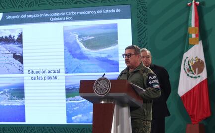 No existe sargazo actualmente en playas de Quintana Roo: Marina