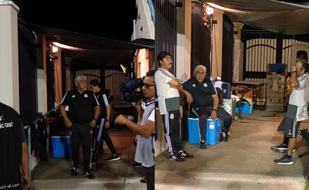 Camas de masaje en los pasillos y una sola regadera para México en Bermudas