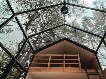 BosqueCielo, las nuevas cabañas con techo de cristal en Hidalgo
