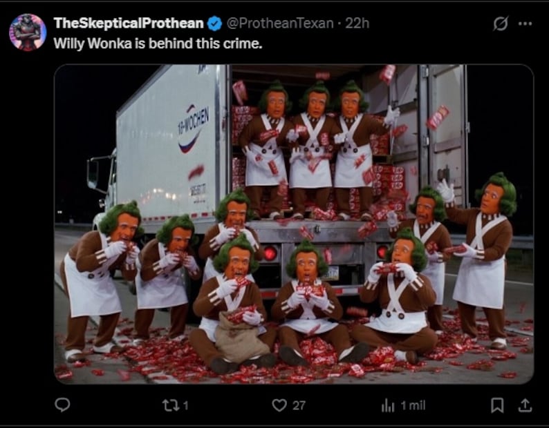 Los mejores memes que dejó el atraco de 12 toneladas de KitKat. Foto: Captura de pantalla